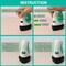 Mini Heat Press, Small Heat Press with 4.33'' *2.67'' Ceramic-Coated Heat Plate for Small Objects Like Shoes, Stuffed Animals, Hat & T-Shirt,3 Heating Levels Mini Heat Press Machine, Green
